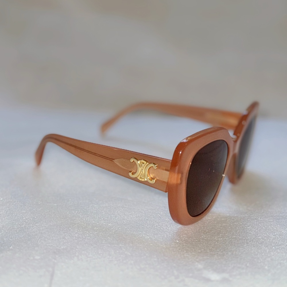 Authentic Triomphe Acetate Butterfly Sunglasses